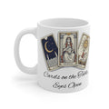 Tarot Cards Mug "Cards on the Table, Eyes Open" 11oz