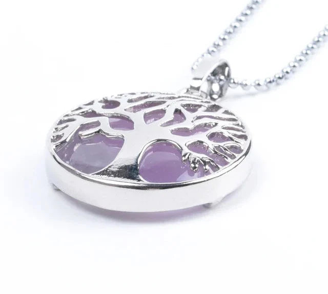 Tree of Life Crystal Necklaces