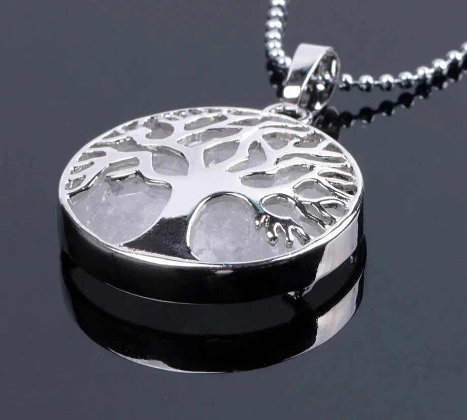 Tree of Life Crystal Necklaces