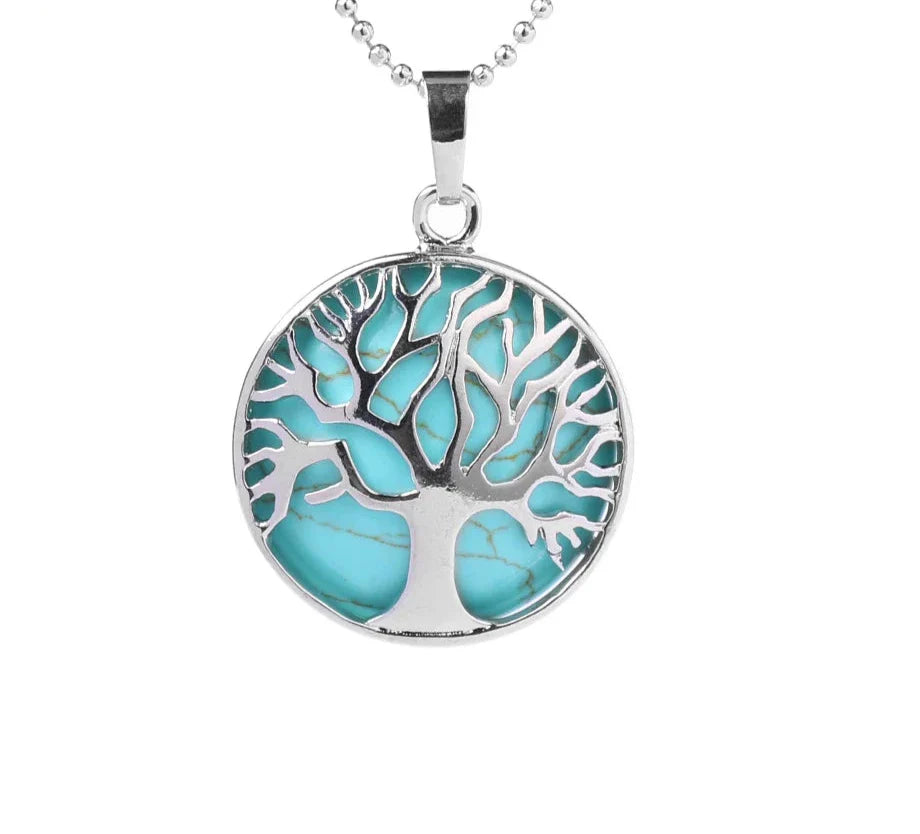 Tree of Life Crystal Necklaces