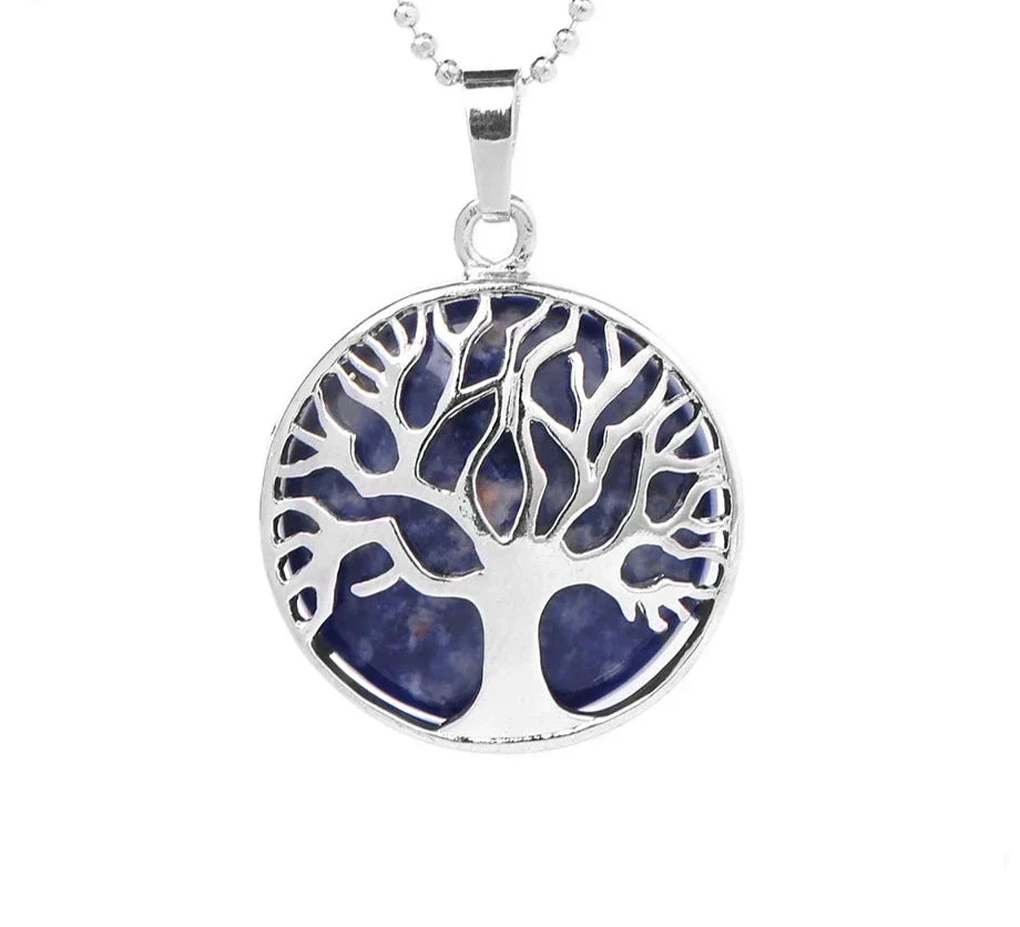 Tree of Life Crystal Necklaces