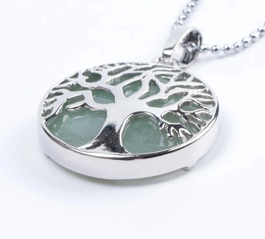Tree of Life Crystal Necklaces