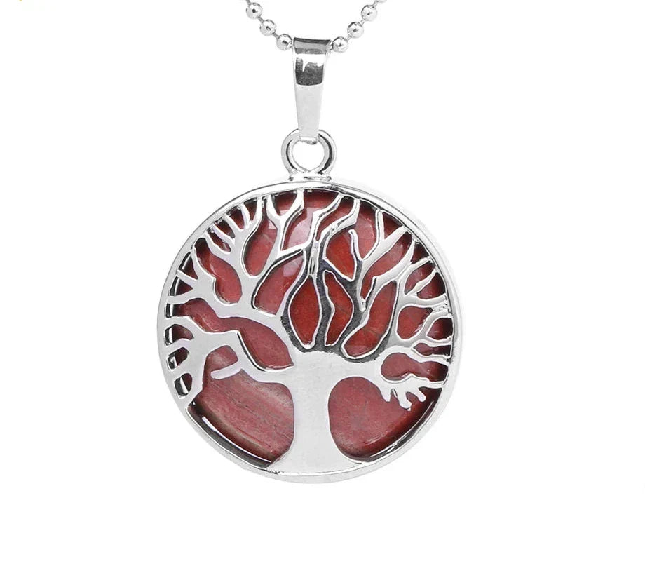 Tree of Life Crystal Necklaces