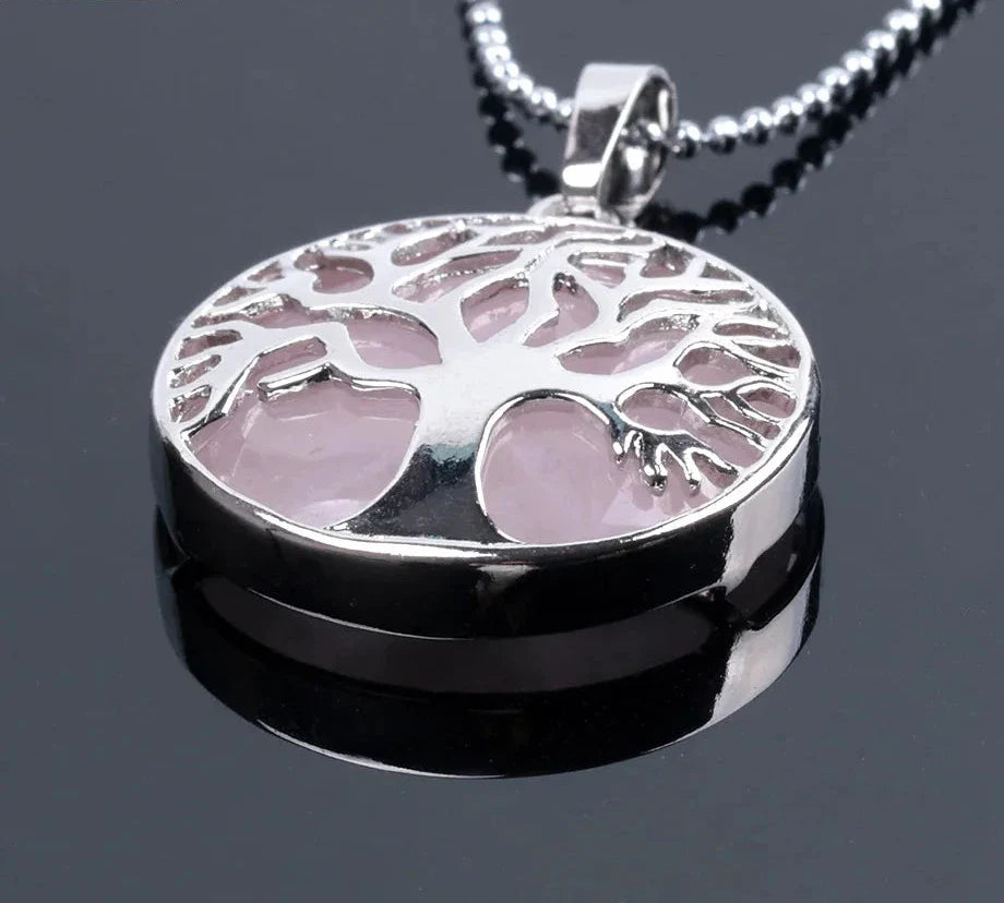 Tree of Life Crystal Necklaces