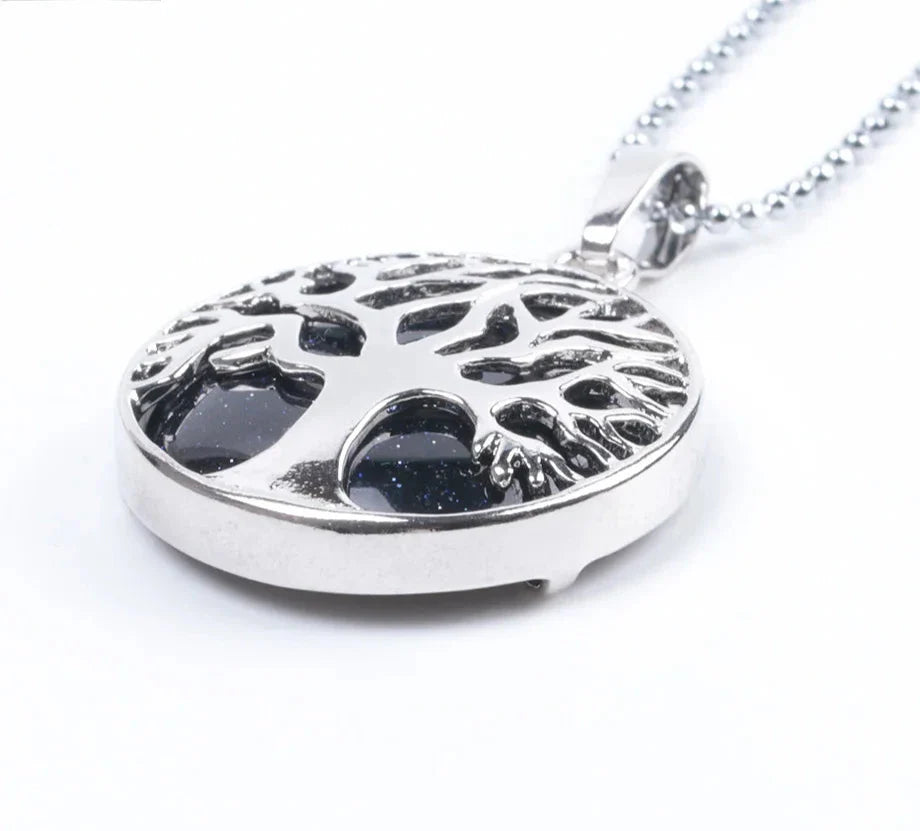 Tree of Life Crystal Necklaces