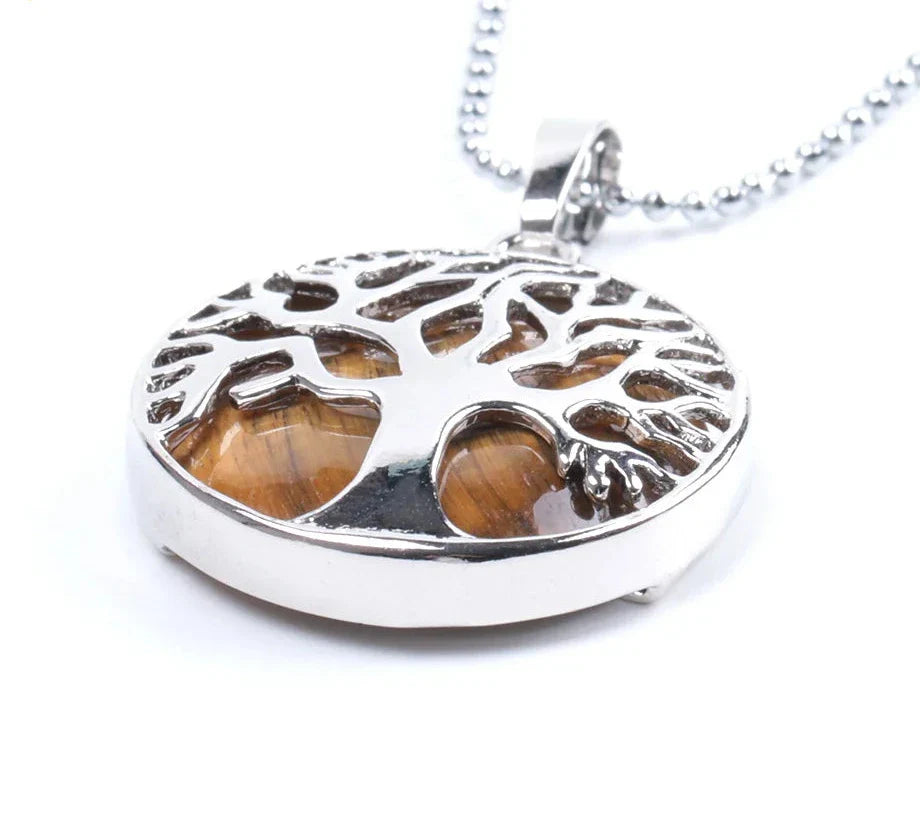 Tree of Life Crystal Necklaces