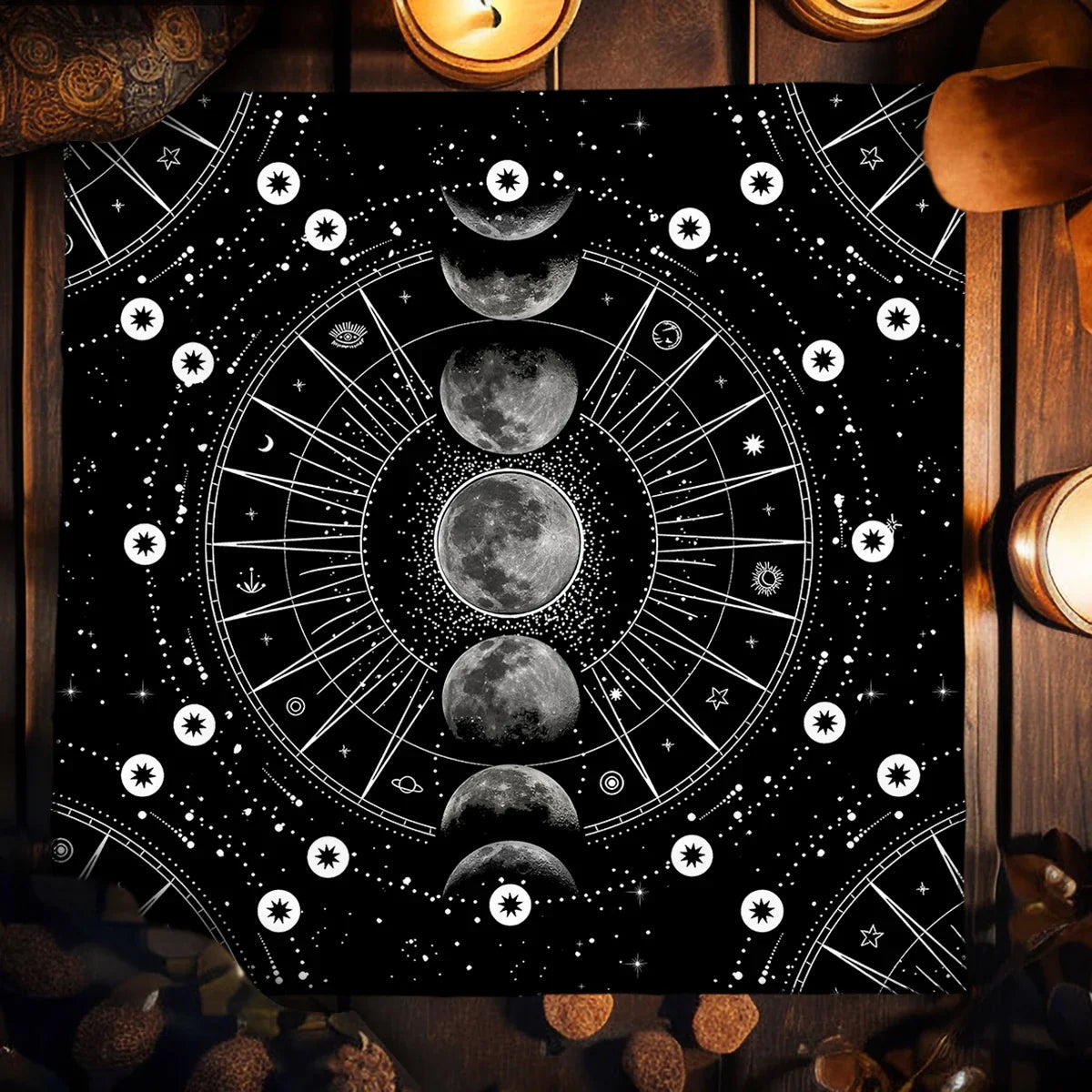 Moon Phase Altar Cloth