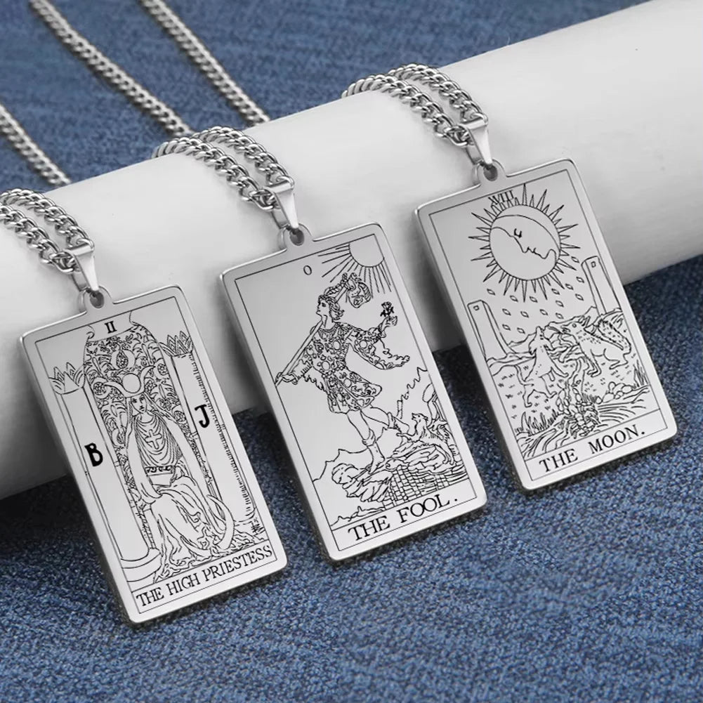 Tarot Card Necklaces