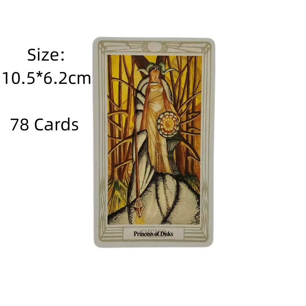 Thoth Tarot Deck - 78 Card Oracle Divination Set English Edition