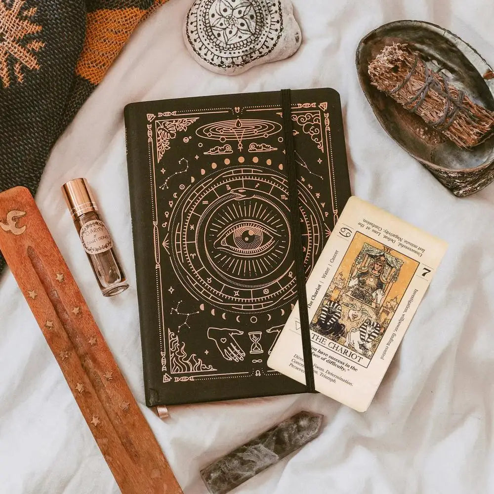 Beginner Tarot Deck with Keywords & Meanings - 78 Card Antiqued Set