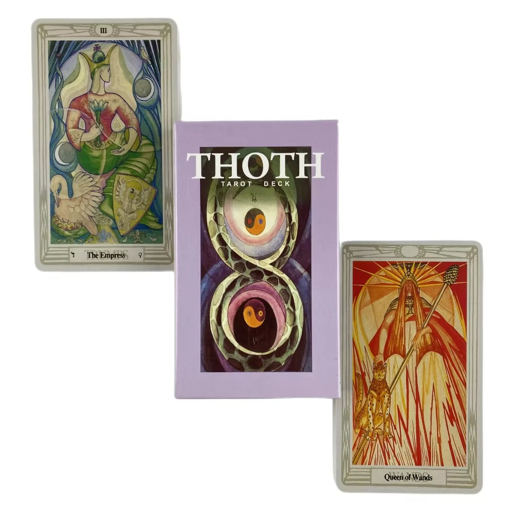 Thoth Tarot Deck - 78 Card Oracle Divination Set English Edition