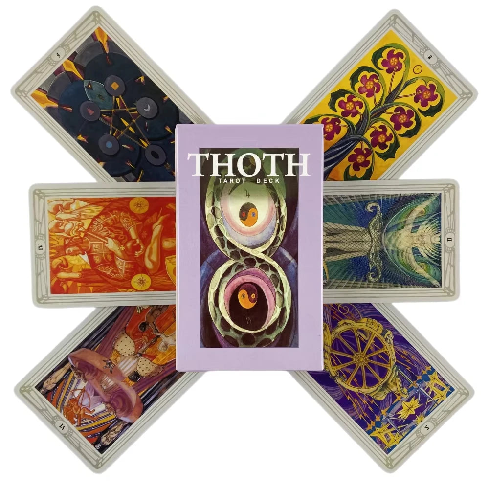 Thoth Tarot Deck - 78 Card Oracle Divination Set English Edition