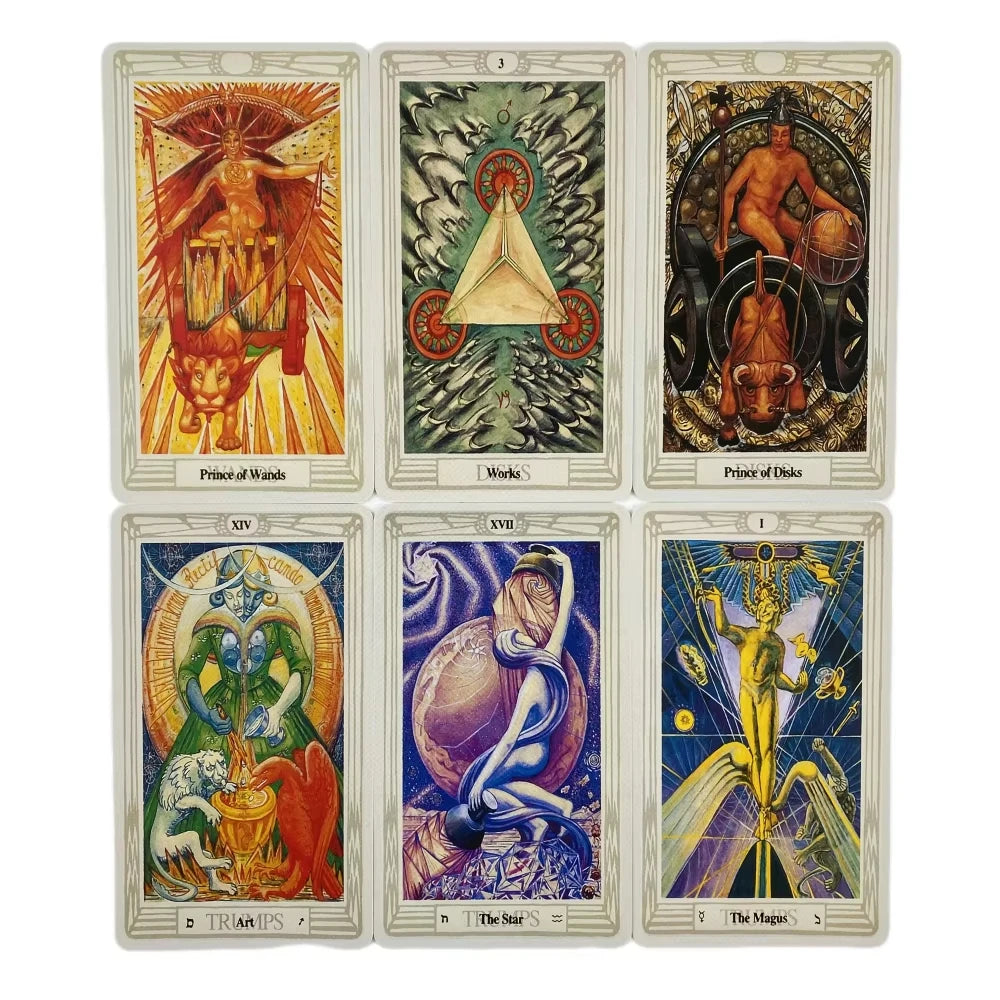 Thoth Tarot Deck - 78 Card Oracle Divination Set English Edition