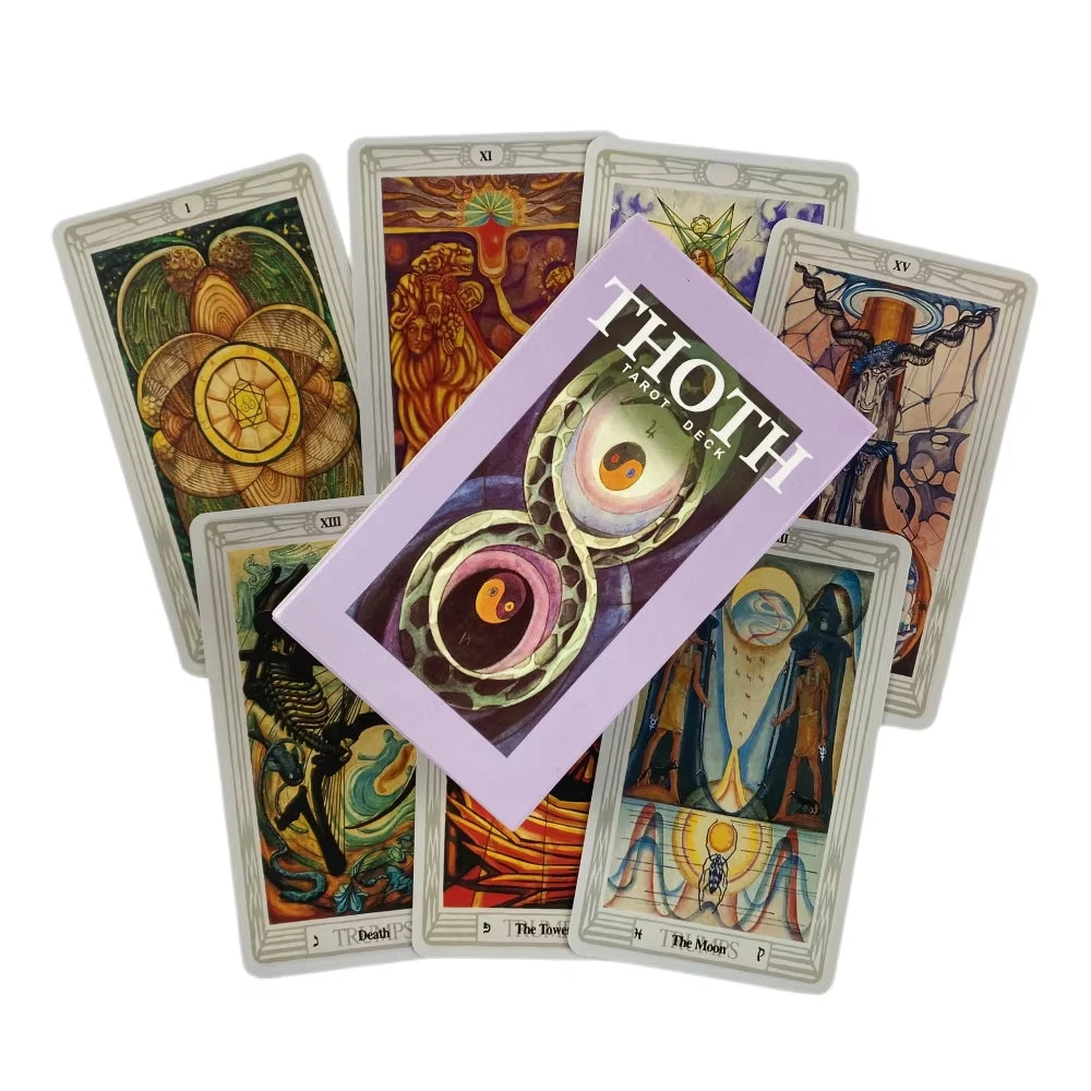 Thoth Tarot Deck - 78 Card Oracle Divination Set English Edition