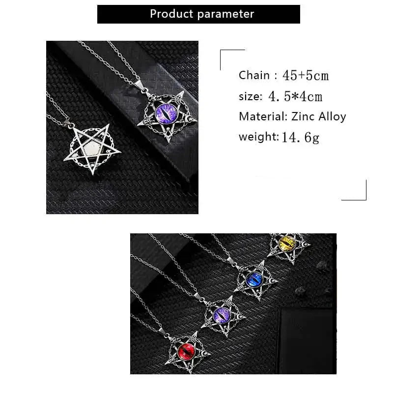Dragon Eye Pentacle Necklaces