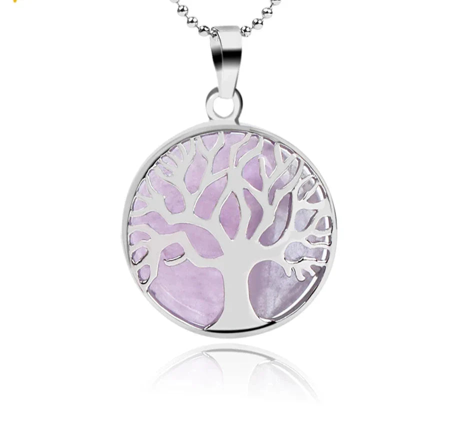 Tree of Life Crystal Necklaces