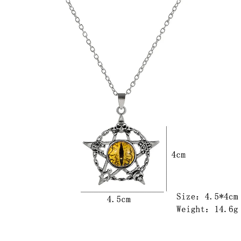 Dragon Eye Pentacle Necklaces