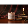 Mahogany Teakwood candle with sultry background
